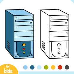 coloring book system unit vector