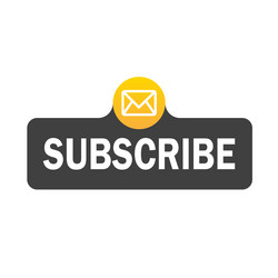 text box and subscribe button template vector image