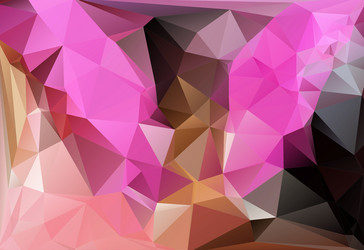 triangle background vector image