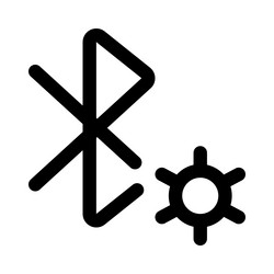 bluetooth option added in shortcut for setting vector image