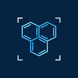 Chemical structure or formula colored vector