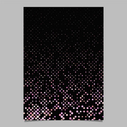 abstract geometrical dot pattern flyer template vector image