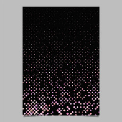 abstract geometrical dot pattern flyer template vector