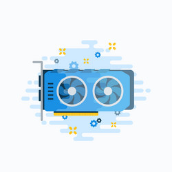 Abstract GPU Mining Hardware vector image