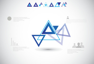 abstract technological background vector image
