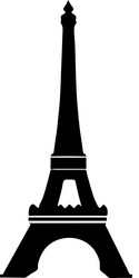 eiffel tower vector image