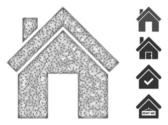 Home web mesh vector