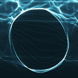 abstract mesh background chaotically vector image