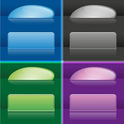 web buttons vector image