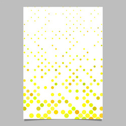 abstract circle pattern flyer background template vector image