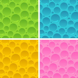 collection of abstract seamless patterns vector image