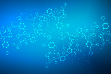 geometric abstract background with connected line vector image
