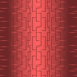 geometric red seamless pattern with square vector image