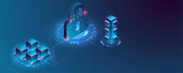 isometric big data flow processing concept cloud vector image