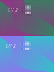 smooth abstract colorful backgrounds set - eps10 vector image
