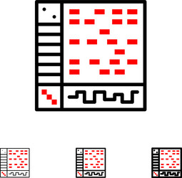 ableton application audio computer draw bold vector image