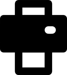 computer printer icon symbol image vector image