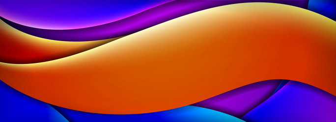 modern 3d abstract colorful realistic with paper vector image