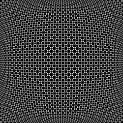 spherical globe circular distort effect pattern vector image
