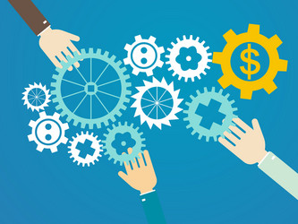 Teamwork & Innovation Concept vector image