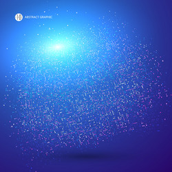consisting of colorful little abstract background vector image