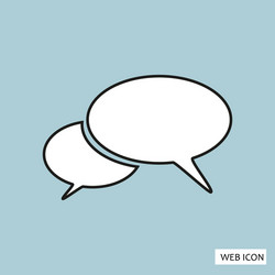 message icon eps10 vector image
