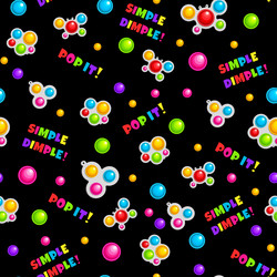 pop it simple dimple bright seamless pattern vector image