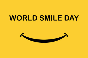 smile icon background template happy day vector image