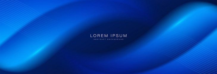 Dynamic Blue Curve Abstract Background vector image