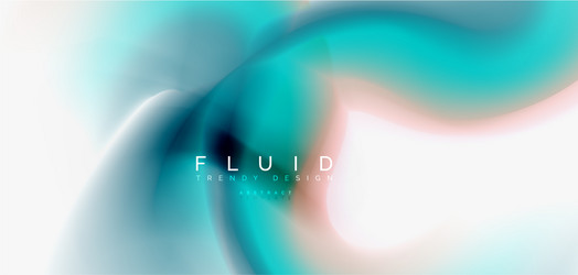 mixing liquid color flow abstract background vector image
