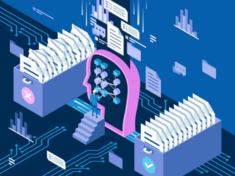 Neural Network Architecture vector image