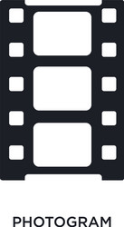 Two color photogram icon from electronic stuff Vector Image