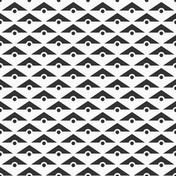 Geometric Triangle & Dot Pattern vector image