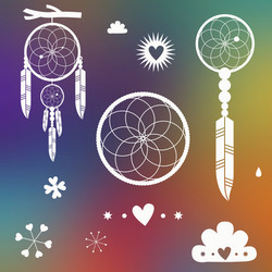 Intricate Dreamcatcher Patterns vector image