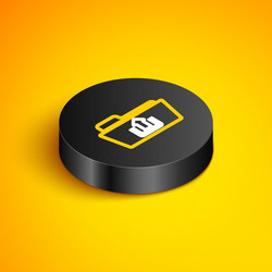 isometric line folder upload icon isolated vector image