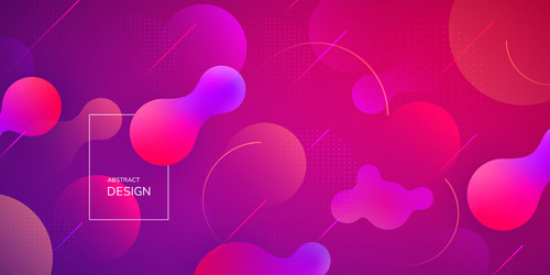 liquid dynamic background vector image