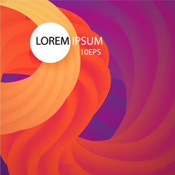 3d wavy background modern pattern dynamic effect vector image