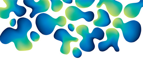 decorative soft drops flow pattern vector image