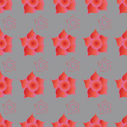 floral repeat seamless pattern print background vector image