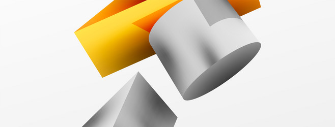 3d abstract background shapes triangle vector image
