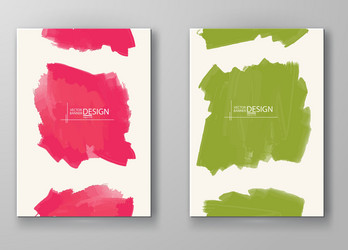 abstract background with watercolor element vector image