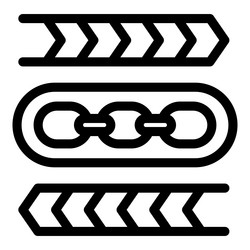 blockchain technology connecting secure vector image