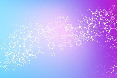structure molecule and communication dna atom vector image