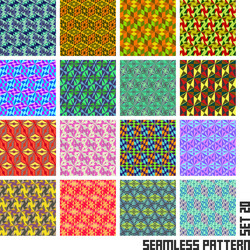 Abstract Seamless Pattern vector image