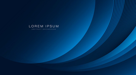 Dark Blue Abstract Curve Background vector image