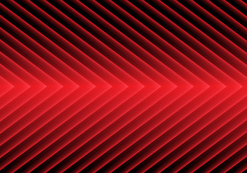 Dynamic Red Arrow Pattern vector image
