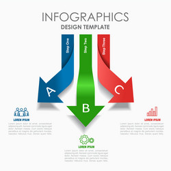 Workflow Diagram Template vector image