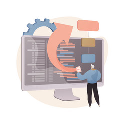 software requirement description abstract concept vector image