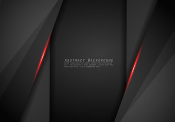 abstract metallic red black frame layout design vector image