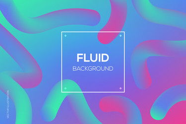 modern 3d fluid dynamic futuristic web design vector image